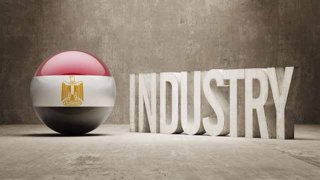 Egypt. Industry Concept.