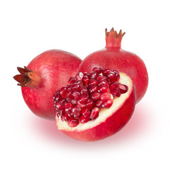 Ripe pomegranate
