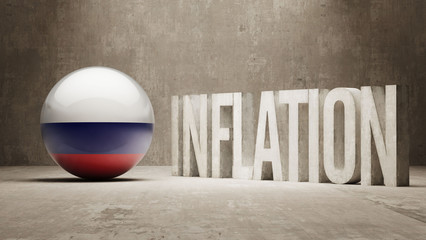 Russia. Inflation Concept.