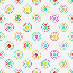 Vector abstract background. Seamless circle pattern