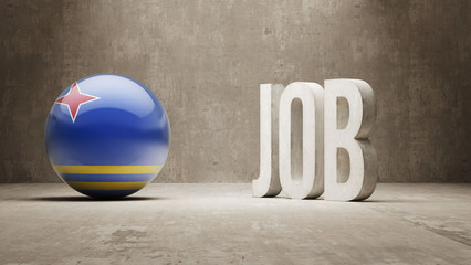Aruba. Job Concept.