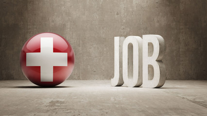 Switzerland. Job Concept.