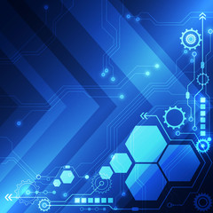 vector abstract digital technology concept background