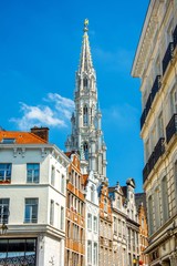 Bruxelles, clocher de l'Hôtel de Ville
