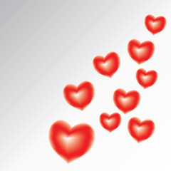 Trendy Abstract Valentine background