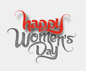 Happy Women's Day Design Element