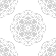 Damask Seamless  Pattern. Orient Background
