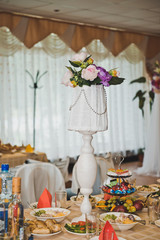 Banquet room with ornaments 1855.