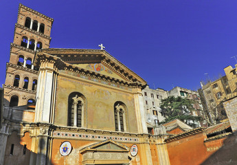 Fototapeta na wymiar Roma, la basilica di Santa Prudenziana