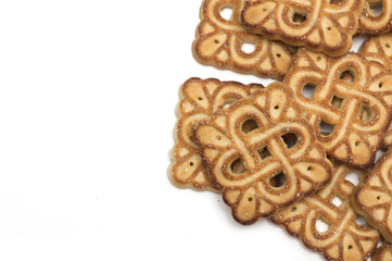 Biscuits with filling. Photo.