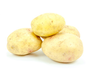 Isolated White Potatoes