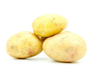 Isolated White Potatoes