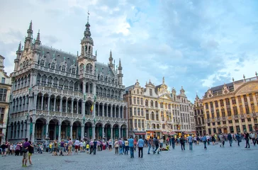 Crédence de cuisine en verre imprimé Bruxelles Grand Place, Bruxelles, Belgique