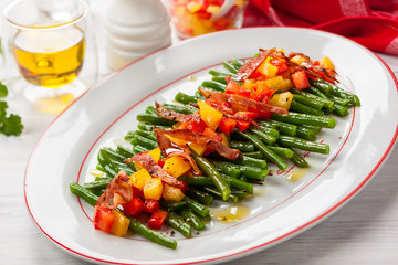 Green beans and vegetables