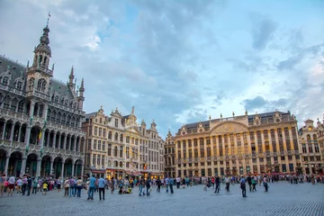 Crédence de cuisine en verre imprimé Bruxelles Grand Place, Bruxelles, Belgique