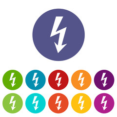 Lightning flat icon