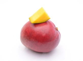 Mango fruit isolated on white background