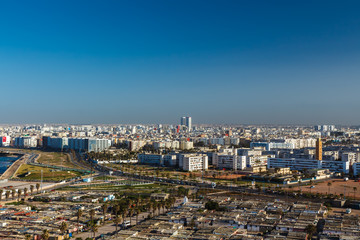 City panorama. Casablanca, Morocco.  Africa