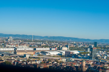 Fototapeta premium Ludwigshafen aus der Luft 