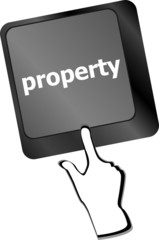 property message on keyboard enter key
