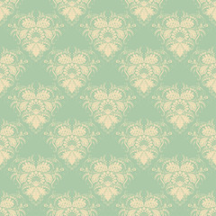 Vector seamless background in vintage style.