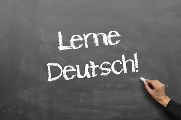 Fototapeta premium Lerne Deutsch!