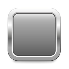 light gray metallic button square template