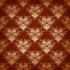 Vector royal seamless background