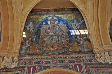 Fototapeta na wymiar I mosaici della basilica di Santa Maria Maggiore - Roma