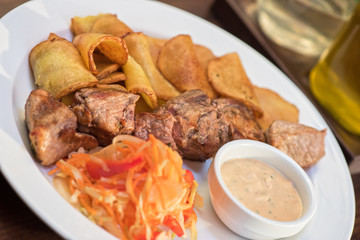 Grilled pork