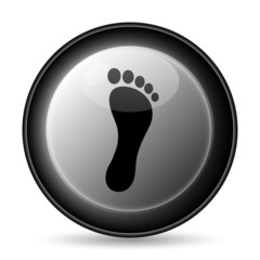 Fototapeta na wymiar Foot print icon