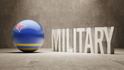 Aruba. Military Concept.