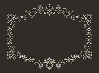Geometric Vintage frame