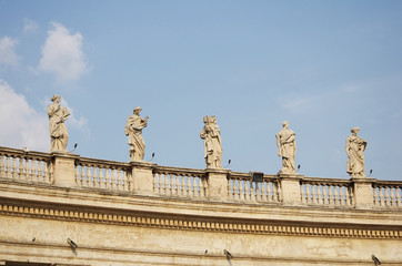 Fototapeta premium The Vatican Bernini's colonnade in Rome