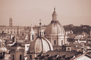 Obraz premium Rome roofs