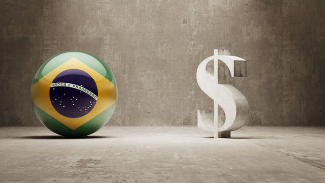 Brazil. Money Sign Concept.