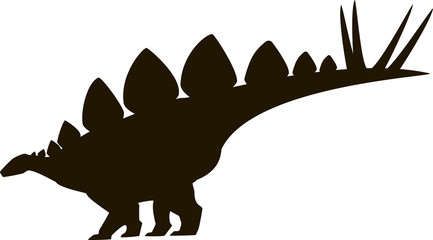 Stegosaurus silhouette © helendream