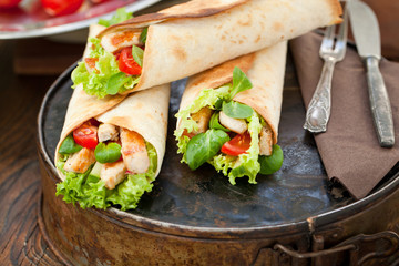 Frische tortilas  Burrito