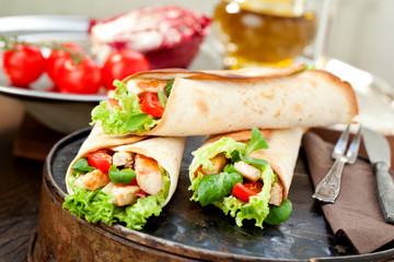Frische tortilas  Burrito
