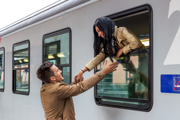 Ankunft mit der Eisenbahn © Gina Sanders