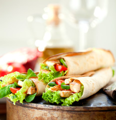 Frische tortilas  Burrito