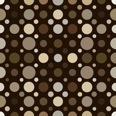 Abstract vector seamless background of circles