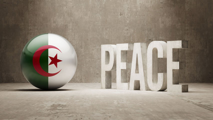 Algeria. Peace Concept.