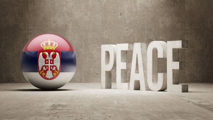 Serbia. Peace Concept.