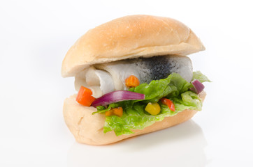 herring sandwiches well known as rollmops