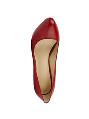 Fashionable women shoe from above