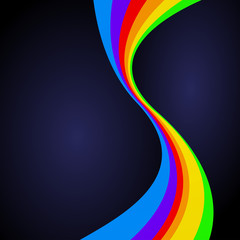Abstract rainbow background. Vector Illustration