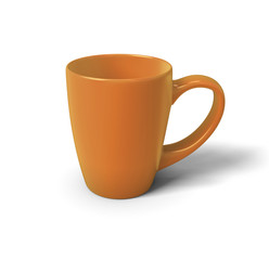 Orange cup of tea