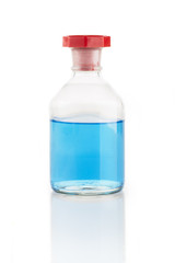 Bottle with Blue Liquid