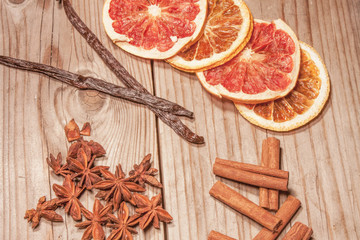 Dry fruit and spice